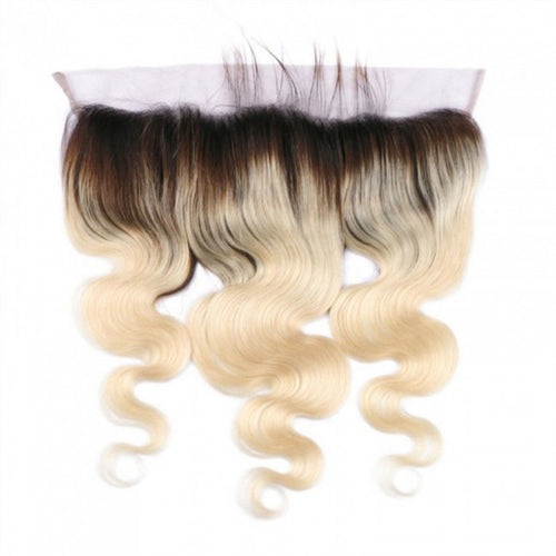 SpellBound Hair® Ombre Blond Body Wave Free Part Frontal  (13