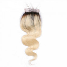 Load image into Gallery viewer, SpellBound Hair® Ombre Blond Free Part Body Wavy Closure (4&quot; x 4&quot;) - SpellBound Hair