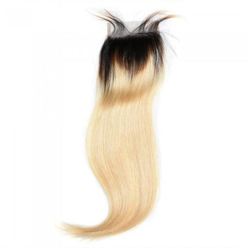 SpellBound Hair® Ombre Blond Free Part Straight Closure (4 in. X 4 in.) - SpellBound Hair