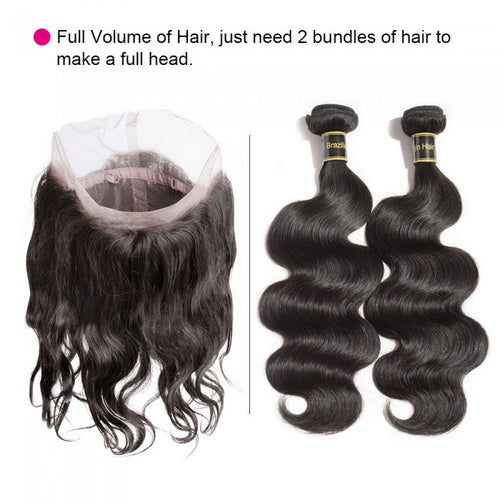SpellBound Hair® 360 Body Wave Lace Frontal (22